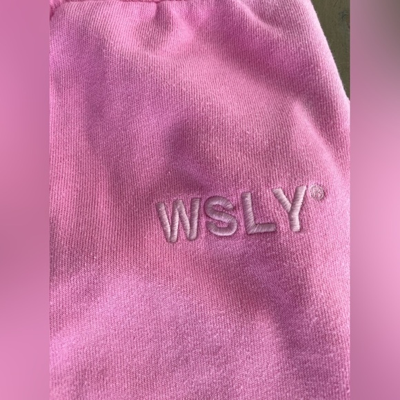 Wsly Ecosoft classic pocket jogger in pink purple - Picture 8 of 9